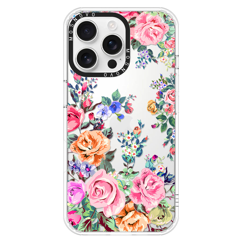 Flower Garden Phone Case - iPhone 16 Pro Max Case - MOSNOVO