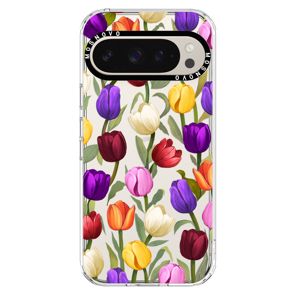 Colorful Tulips Phone Case - Google Pixel 9 Pro Case