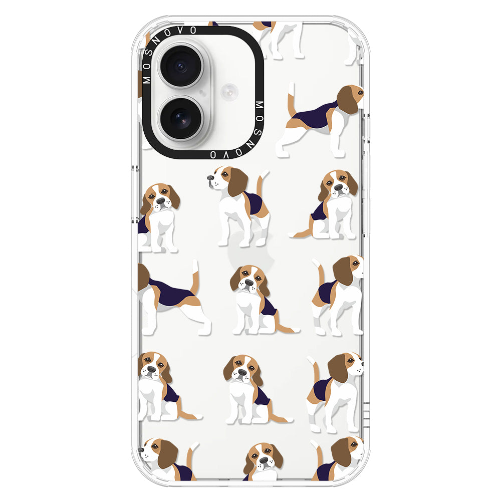 Cute Beagles Phone Case - iPhone 16 Case - MOSNOVO