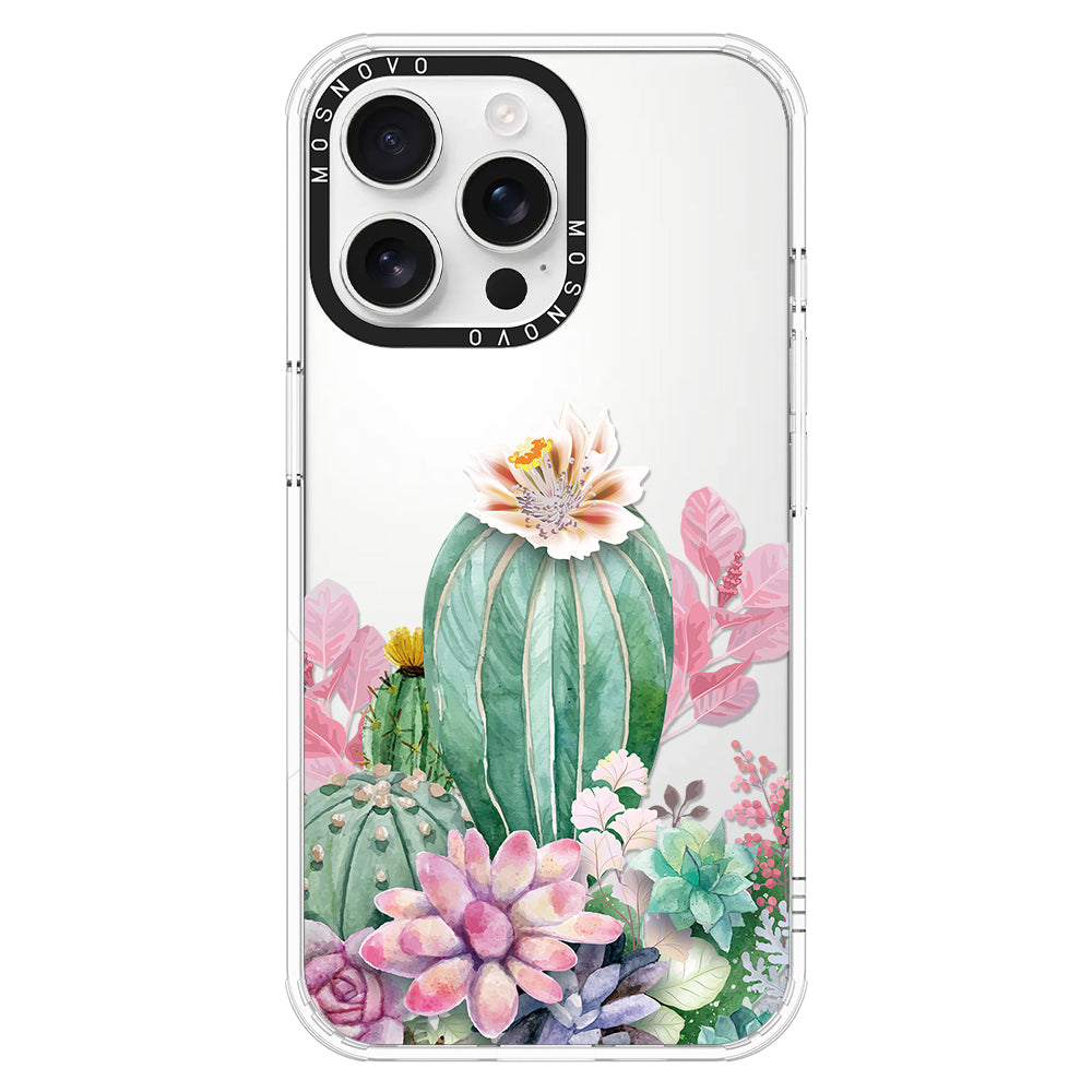 Cactaceae Phone Case - iPhone 16 Pro Max Case - MOSNOVO