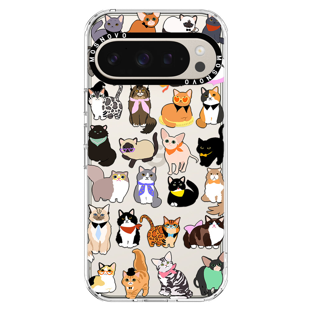 Cute Cats Phone Case - Google Pixel 9 Pro Case