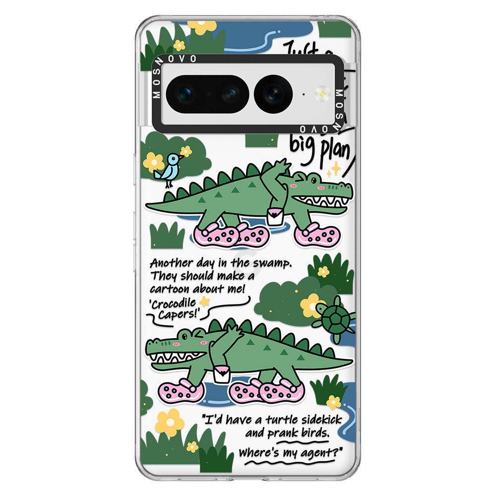 Croc with Big Plan Phone Case - Google Pixel 7 Pro Case