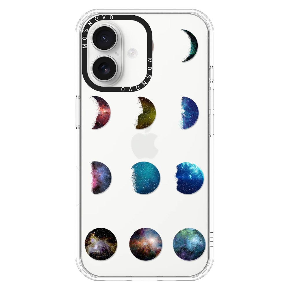 Moon Phase Phone Case - iPhone 16 Plus Case - MOSNOVO