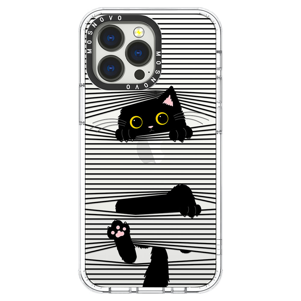 Hidden Black Cat Phone Case - iPhone 13 Pro Case