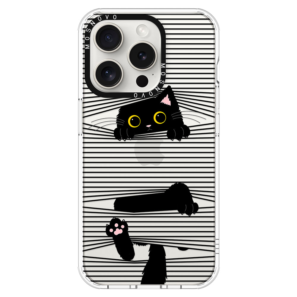 Hidden Black Cat Phone Case - iPhone 16 Pro Max Case