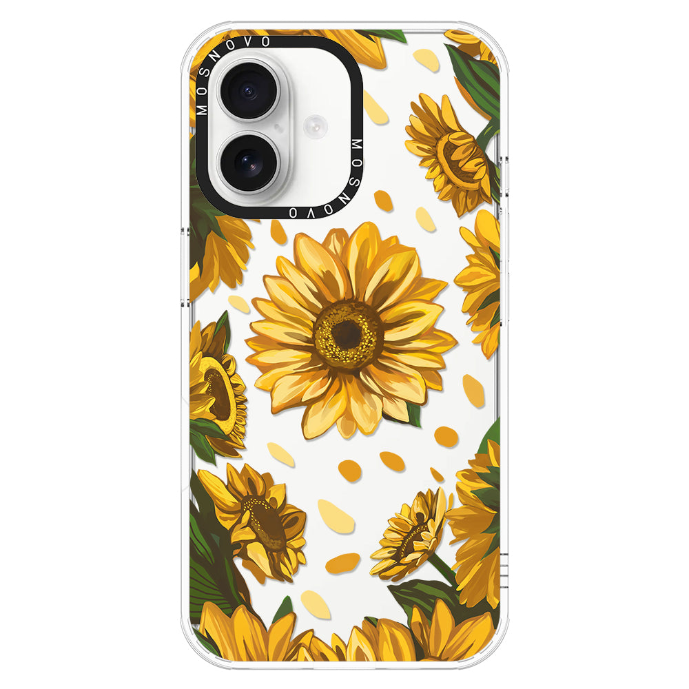 Sunflower Garden Phone Case - iPhone 16 Case - MOSNOVO