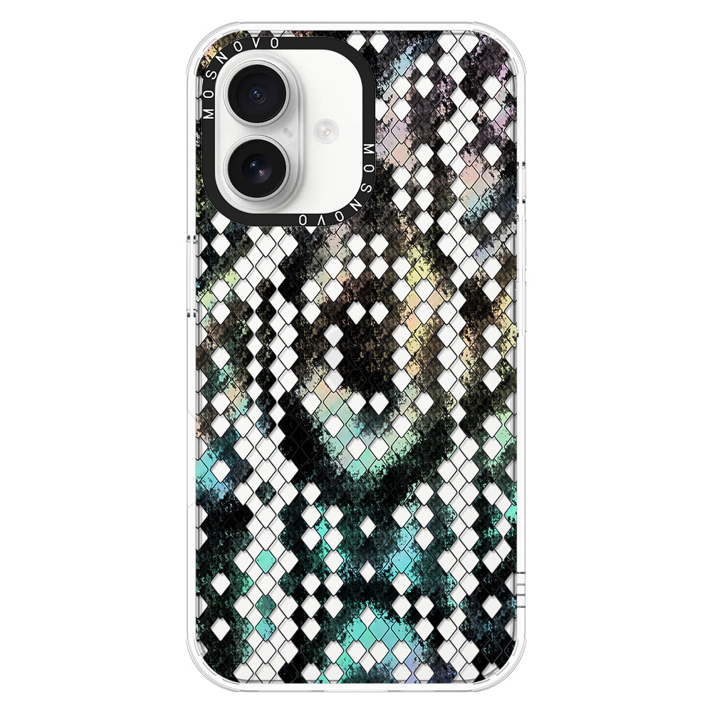 Rainbow Snake Print Phone Case - iPhone 16 Case - MOSNOVO