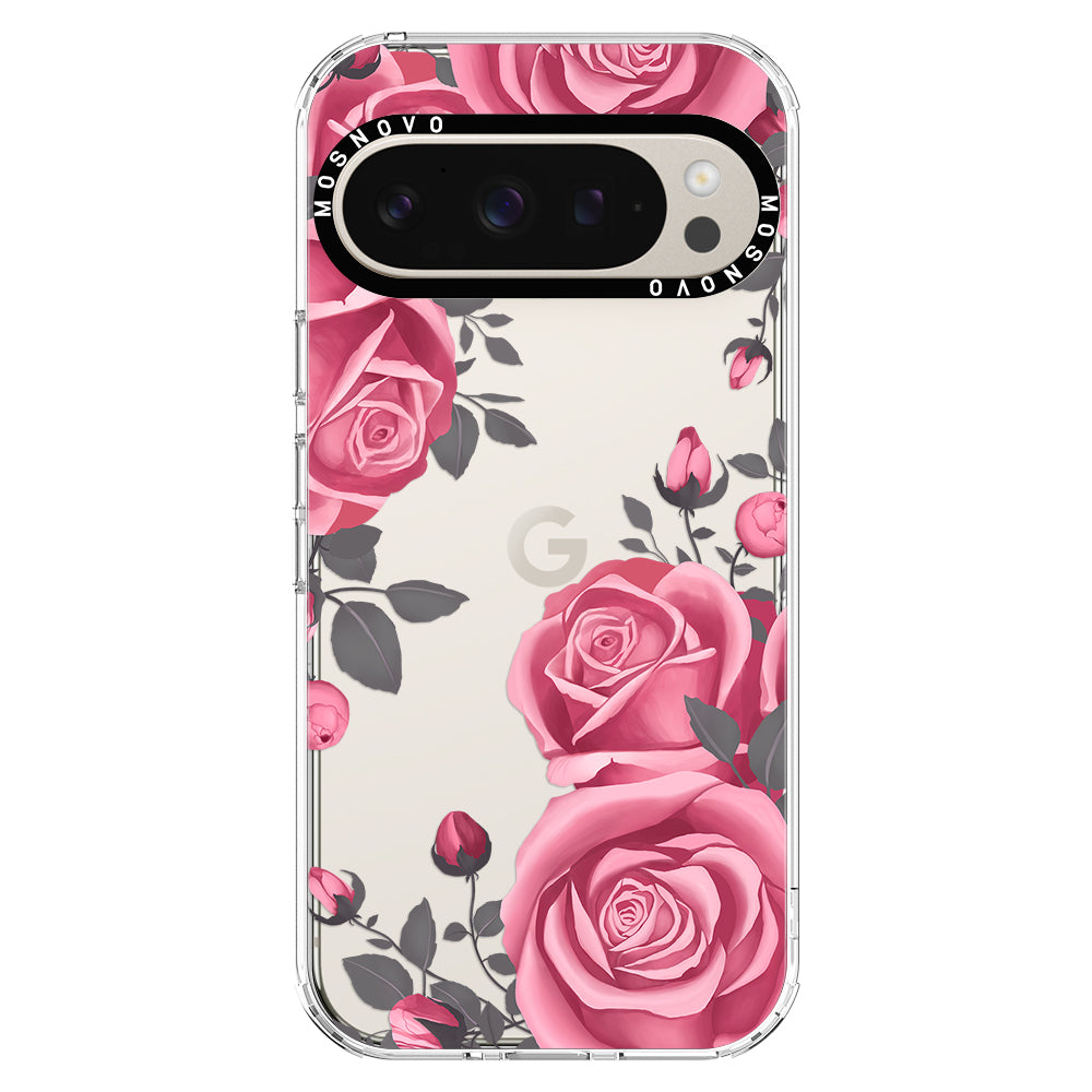 Viva Magenta Flower Phone Case - Google Pixel 9 Pro XL Case