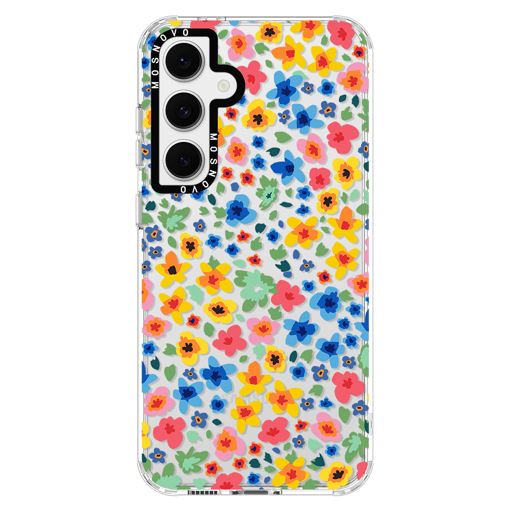 Lovely Floral Flower Phone Case - Samsung Galaxy S24 FE Case - MOSNOVO