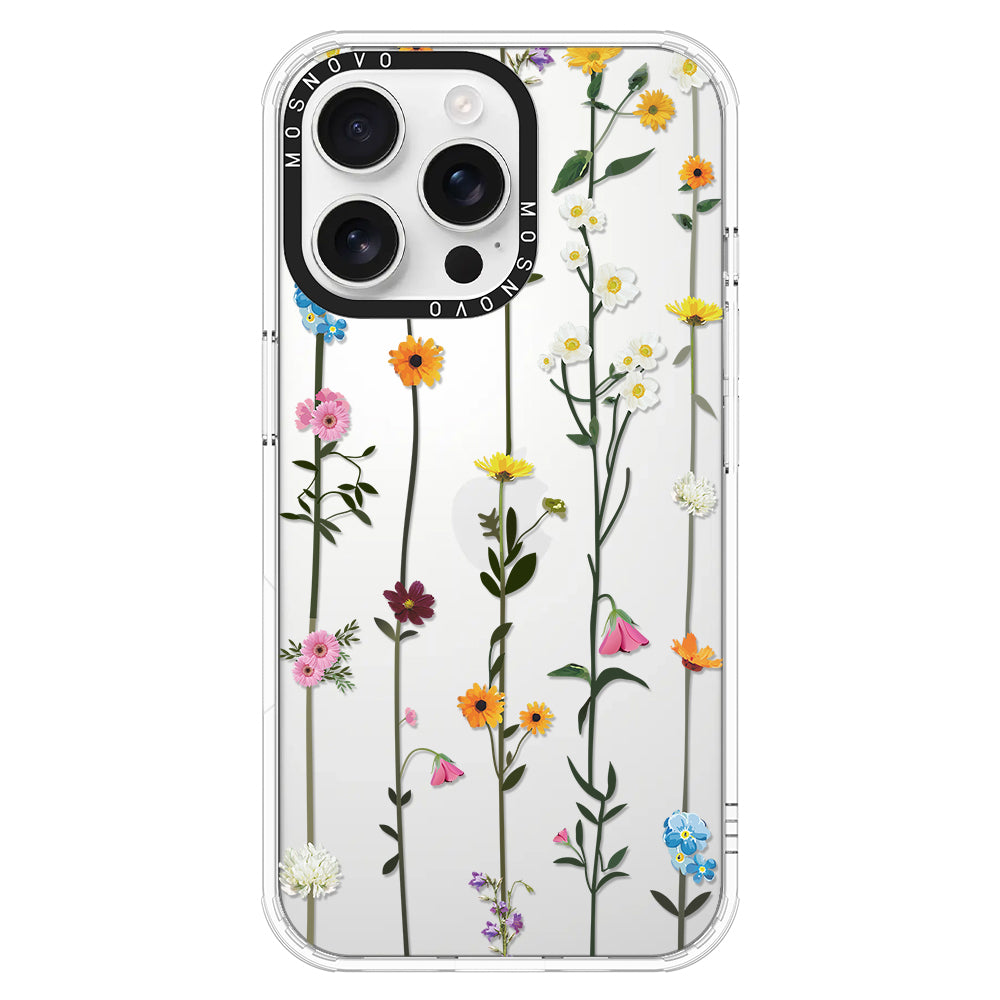 Wildflowers Phone Case - iPhone 16 Pro Max Case - MOSNOVO