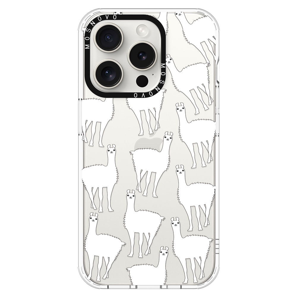 Llama Phone Case - iPhone 16 Pro Case - MOSNOVO