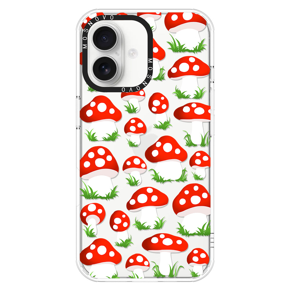 Cute Mushroom Phone Case - iPhone 16 Case - MOSNOVO