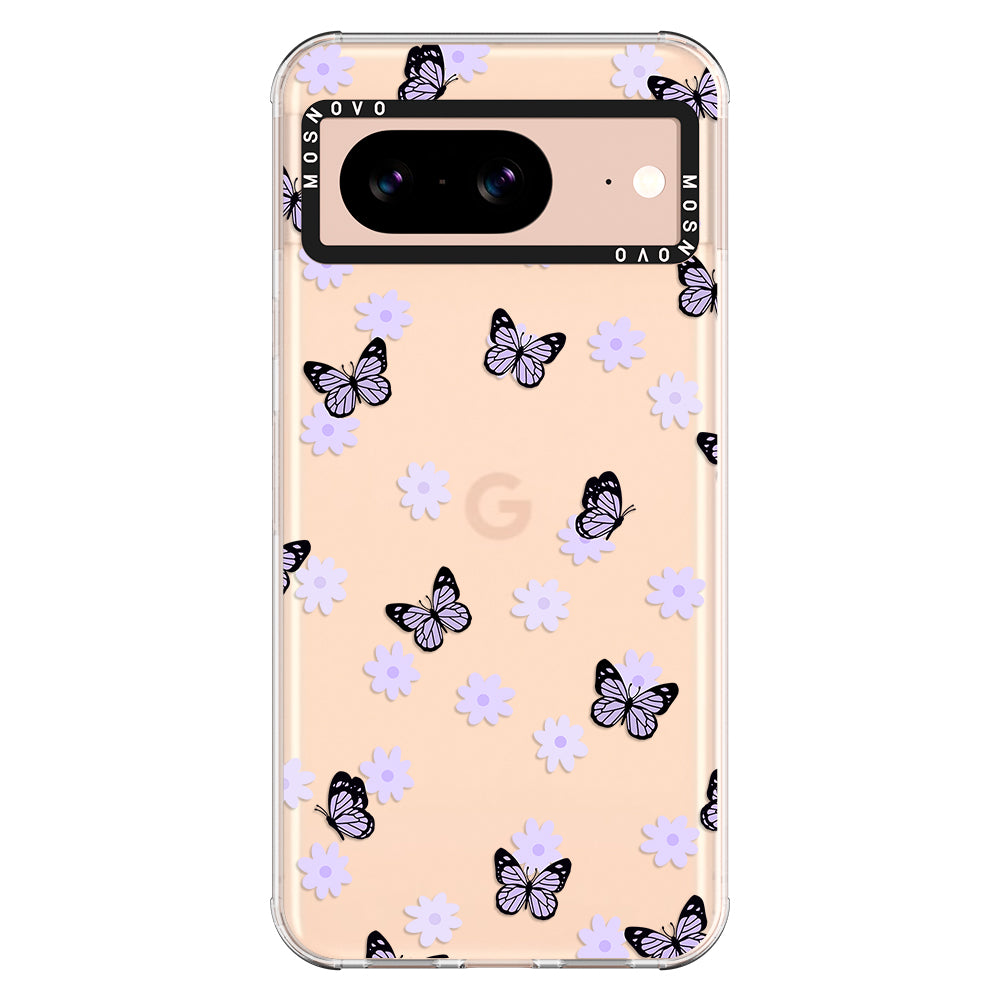 Lilac Butterfly Phone Case - Google Pixel 8 Case