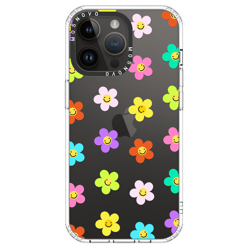 Smile Floral Phone Case - iPhone 14 Pro Max Case