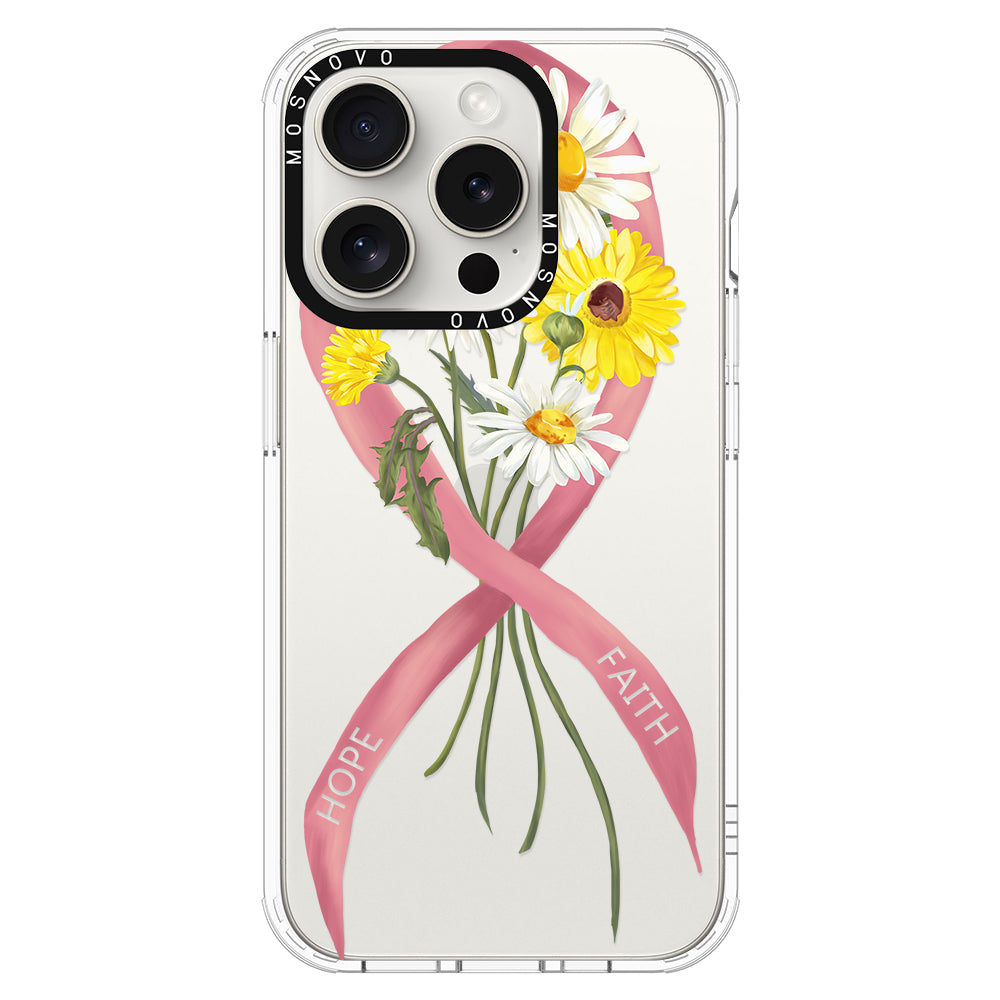 Breast Awareness Phone Case - iPhone 16 Pro Case - MOSNOVO