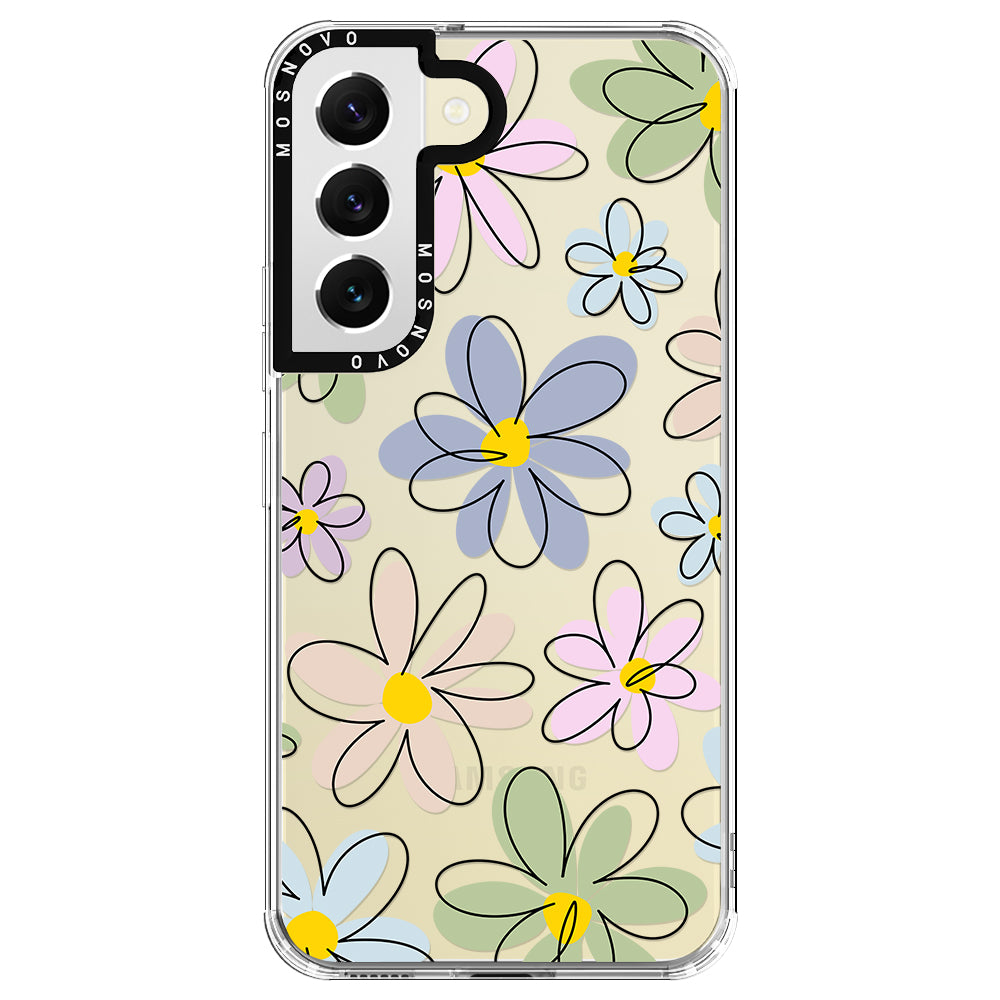 Linear Blooms Phone Case - Samsung Galaxy S22 Plus Case