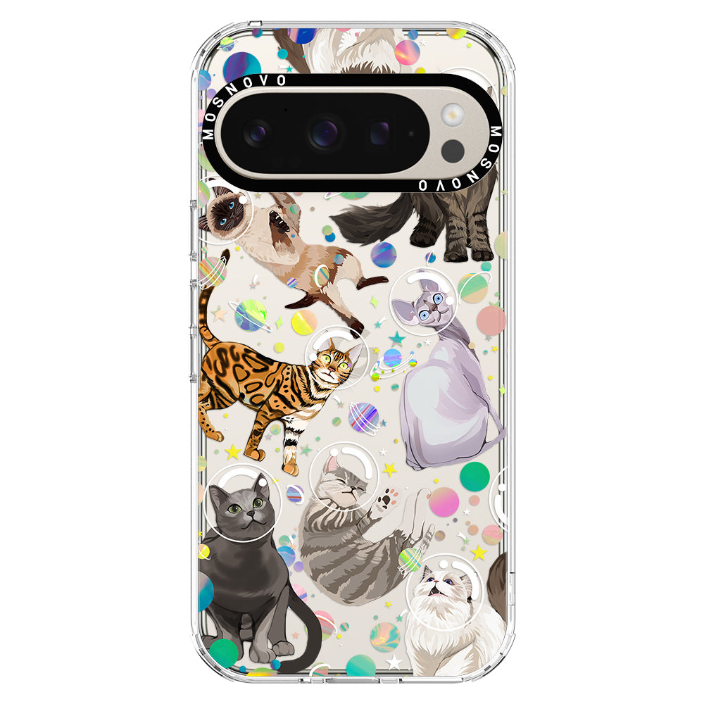 Space Cat Phone Case - Google Pixel 9 Pro XL Case