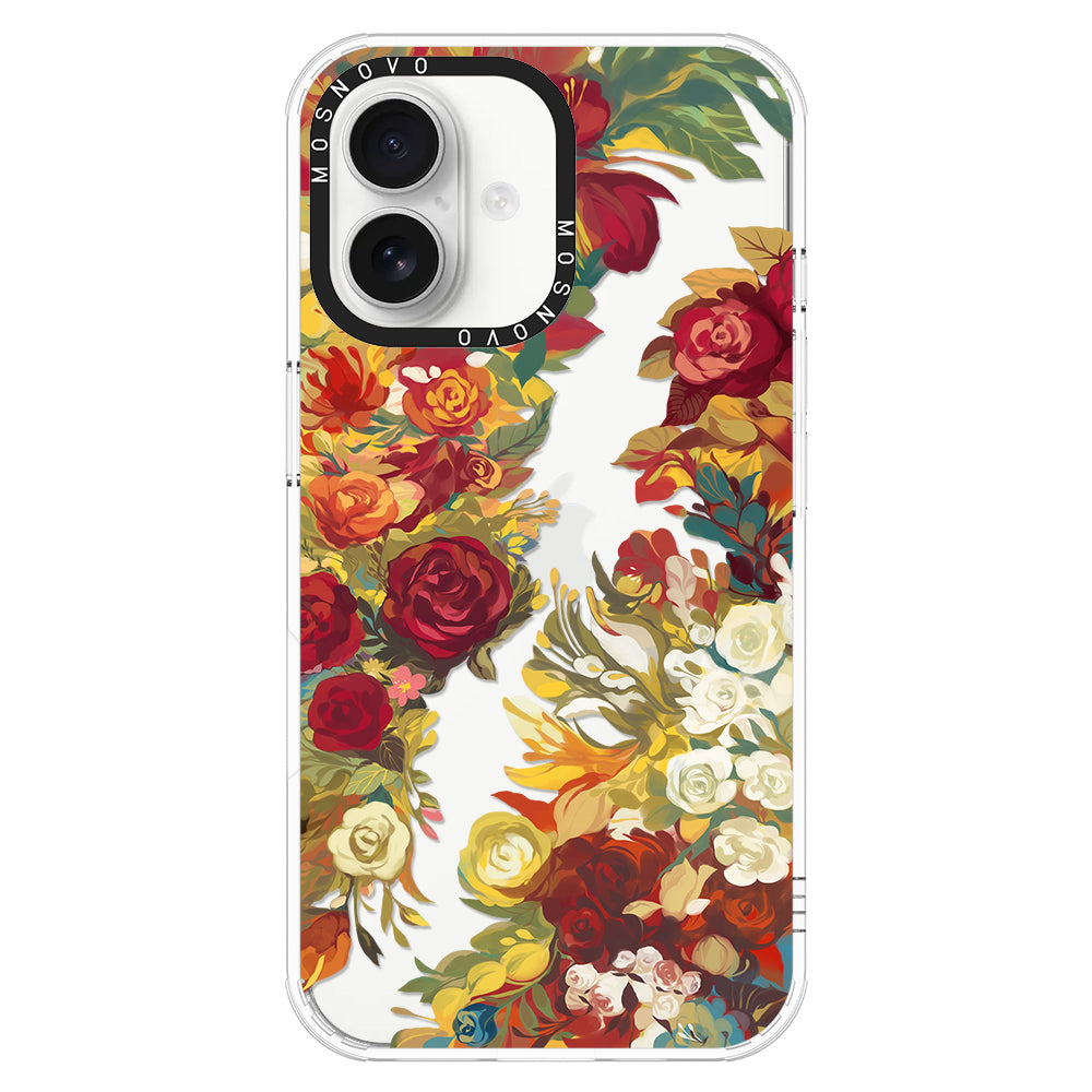 Vintage Flower Garden Phone Case - iPhone 16 Case - MOSNOVO