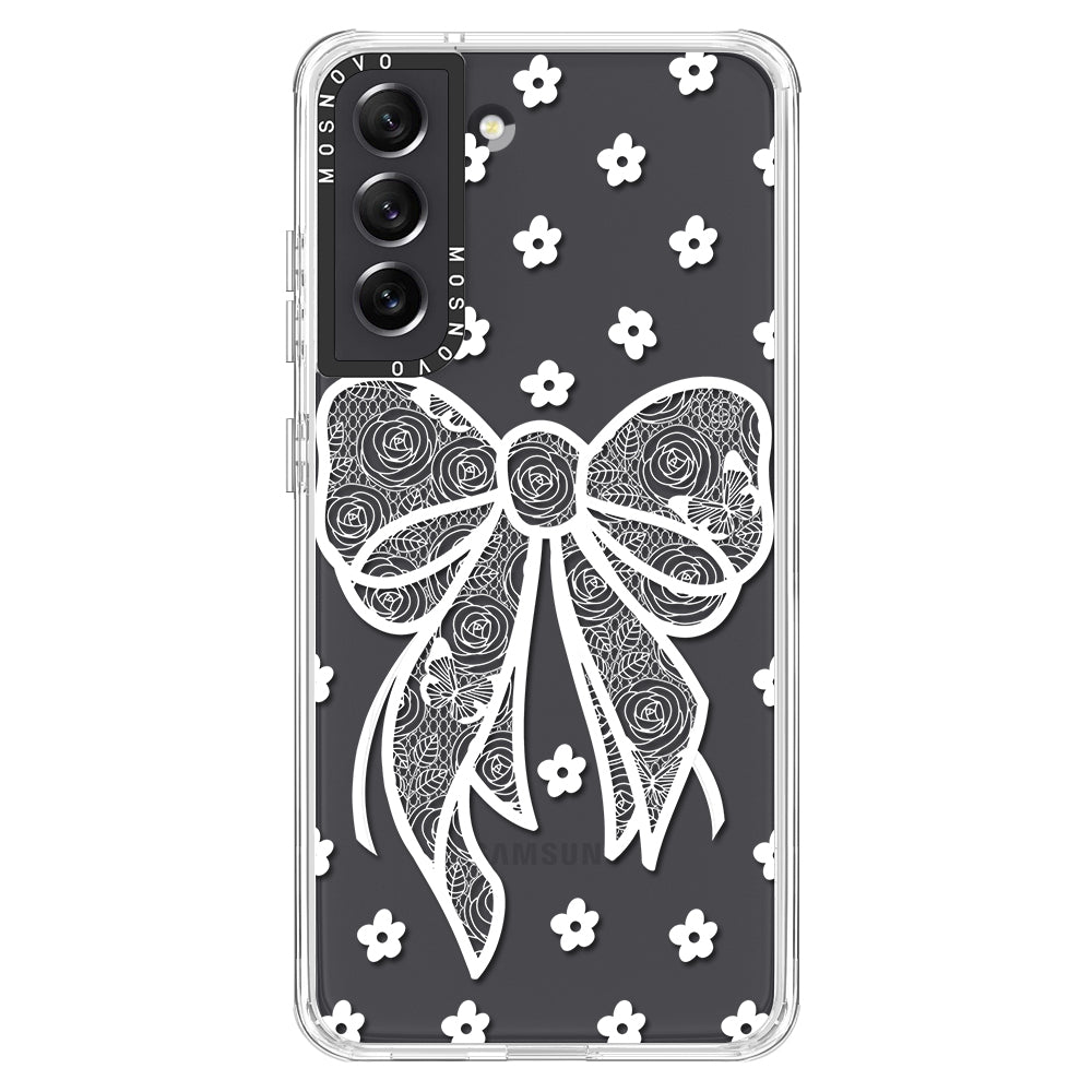 Lacey Bow Phone Case - Samsung Galaxy S21 FE Case