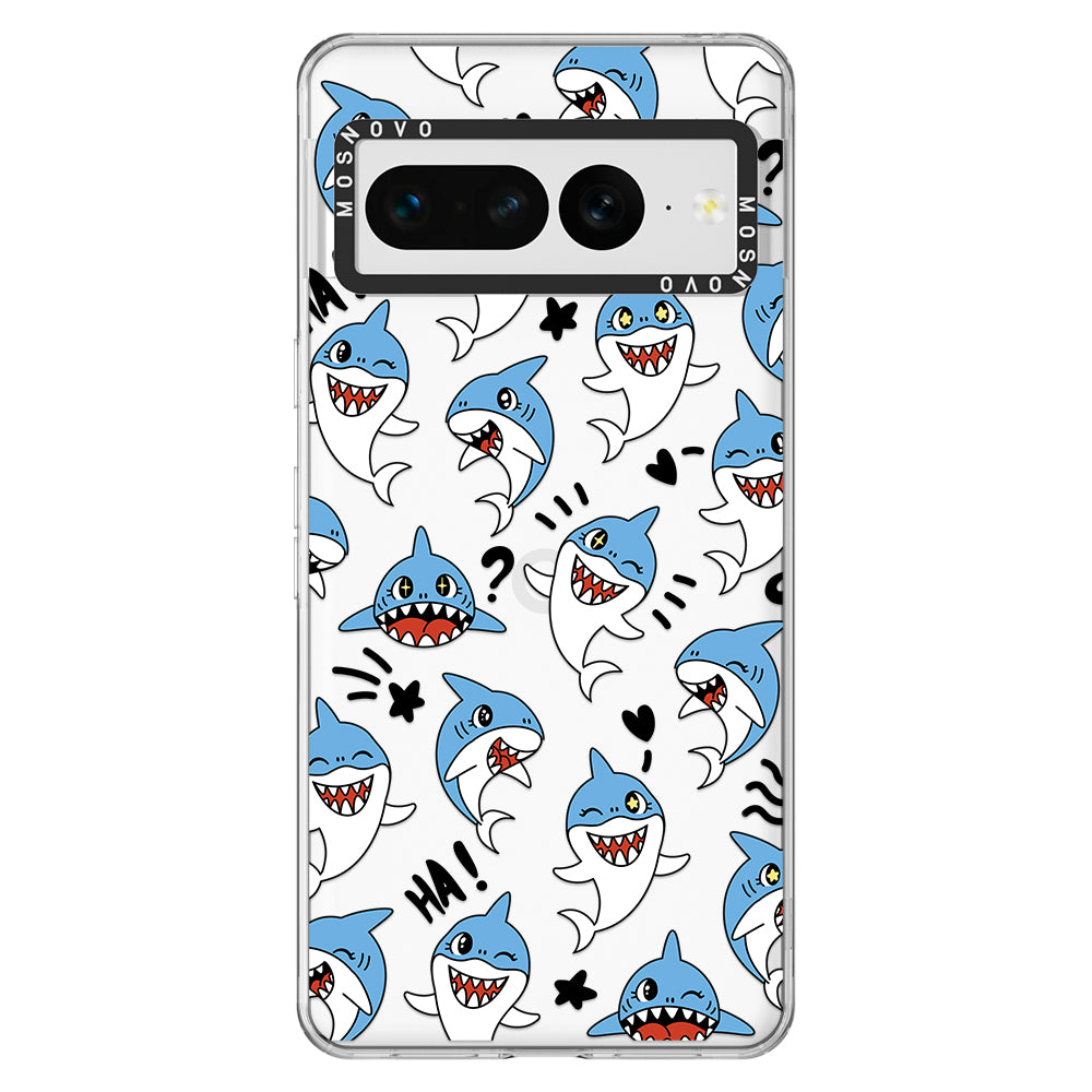 Cute Sharks Phone Case - Google Pixel 7 Pro Case