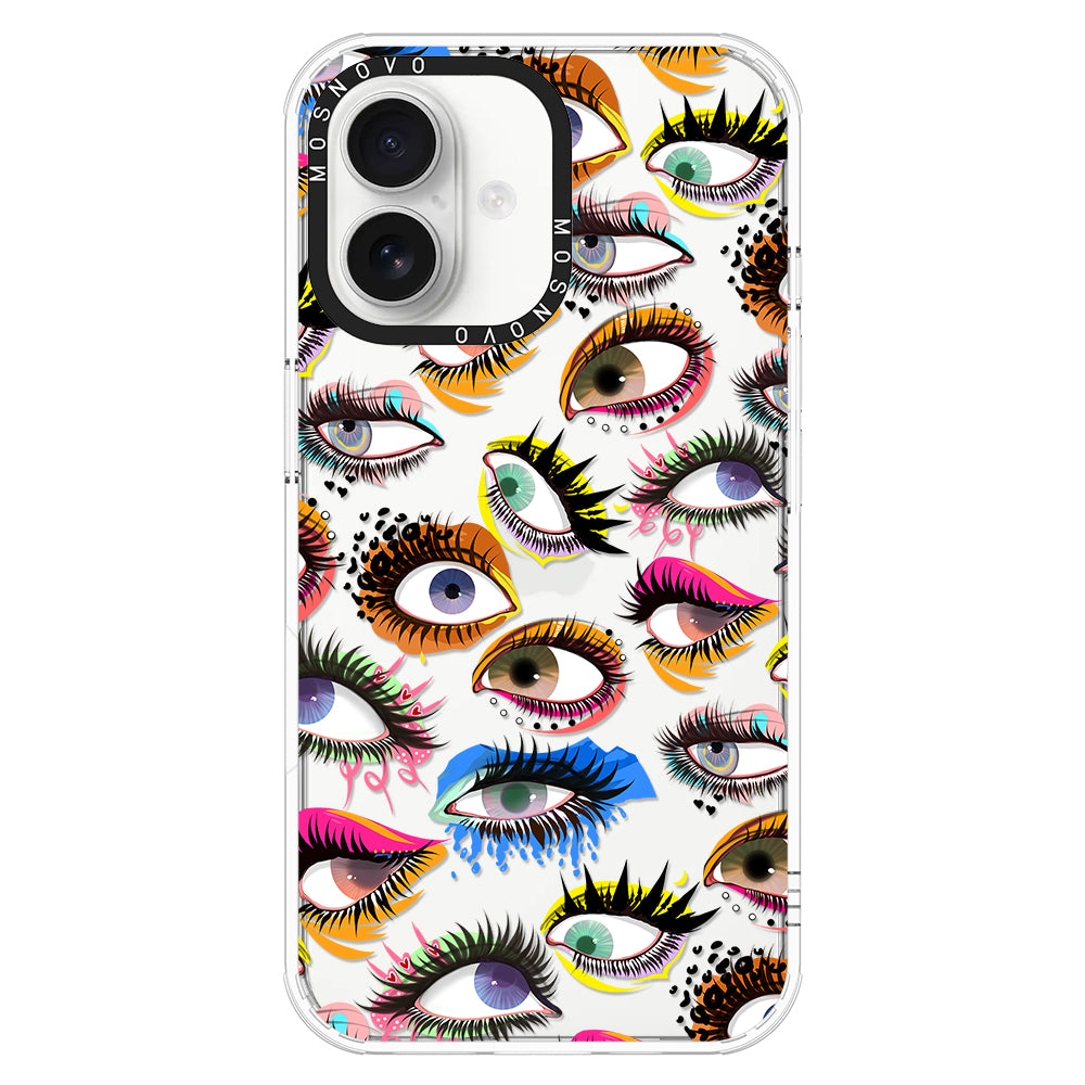 Eyes Phone Case - iPhone 16 Case - MOSNOVO