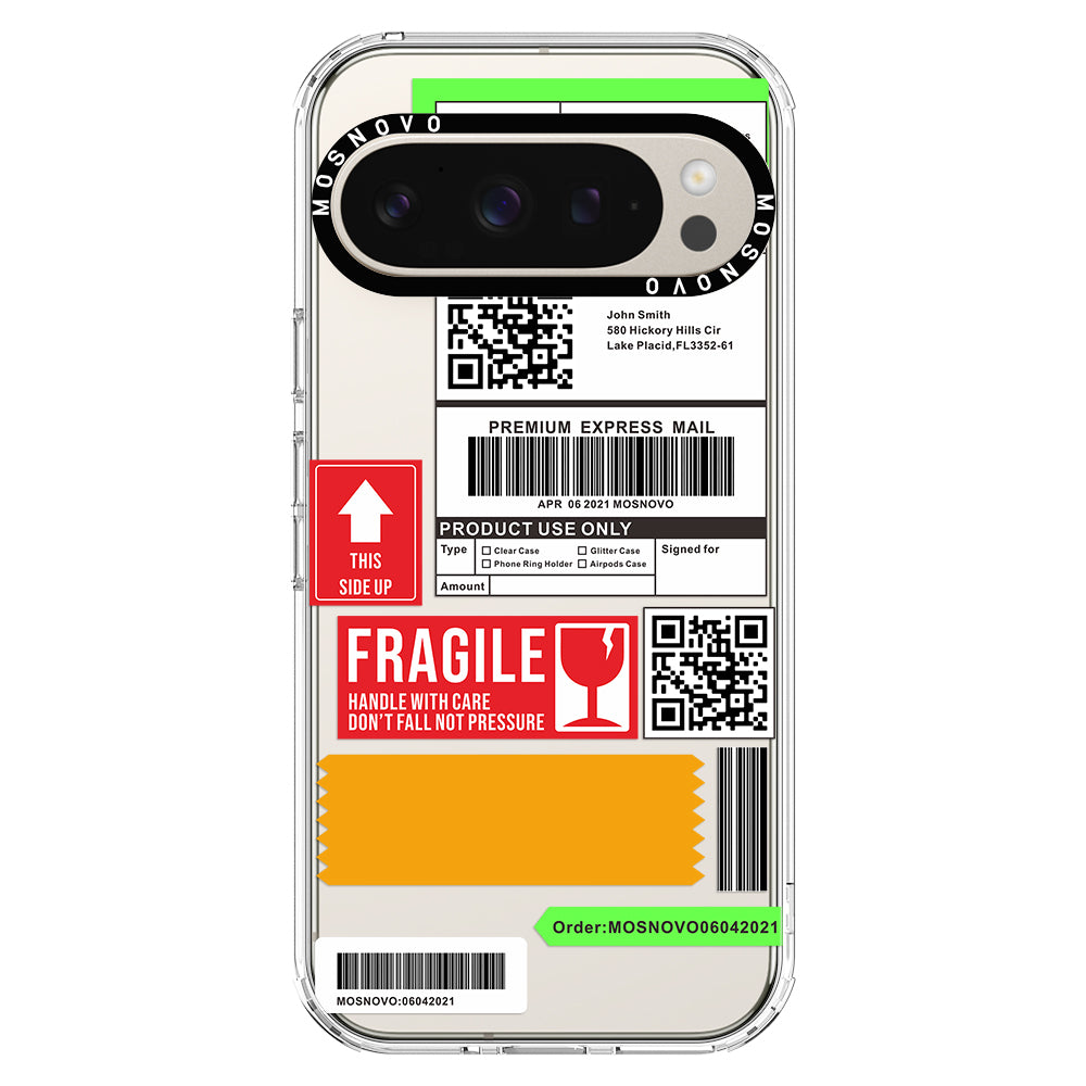 MOSNOVO Mail Label Phone Case - Google Pixel 9 Pro Case