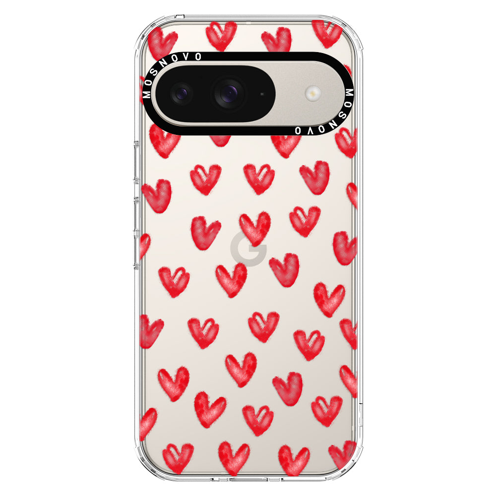 Cute Little Heart Phone Case - Google Pixel 9 Case