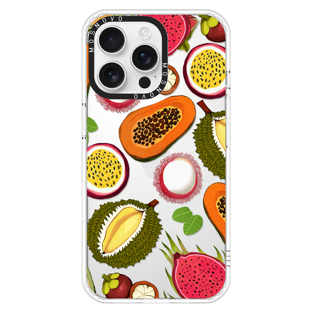 Tropical Fruit Phone Case - iPhone 16 Pro Max Case - MOSNOVO