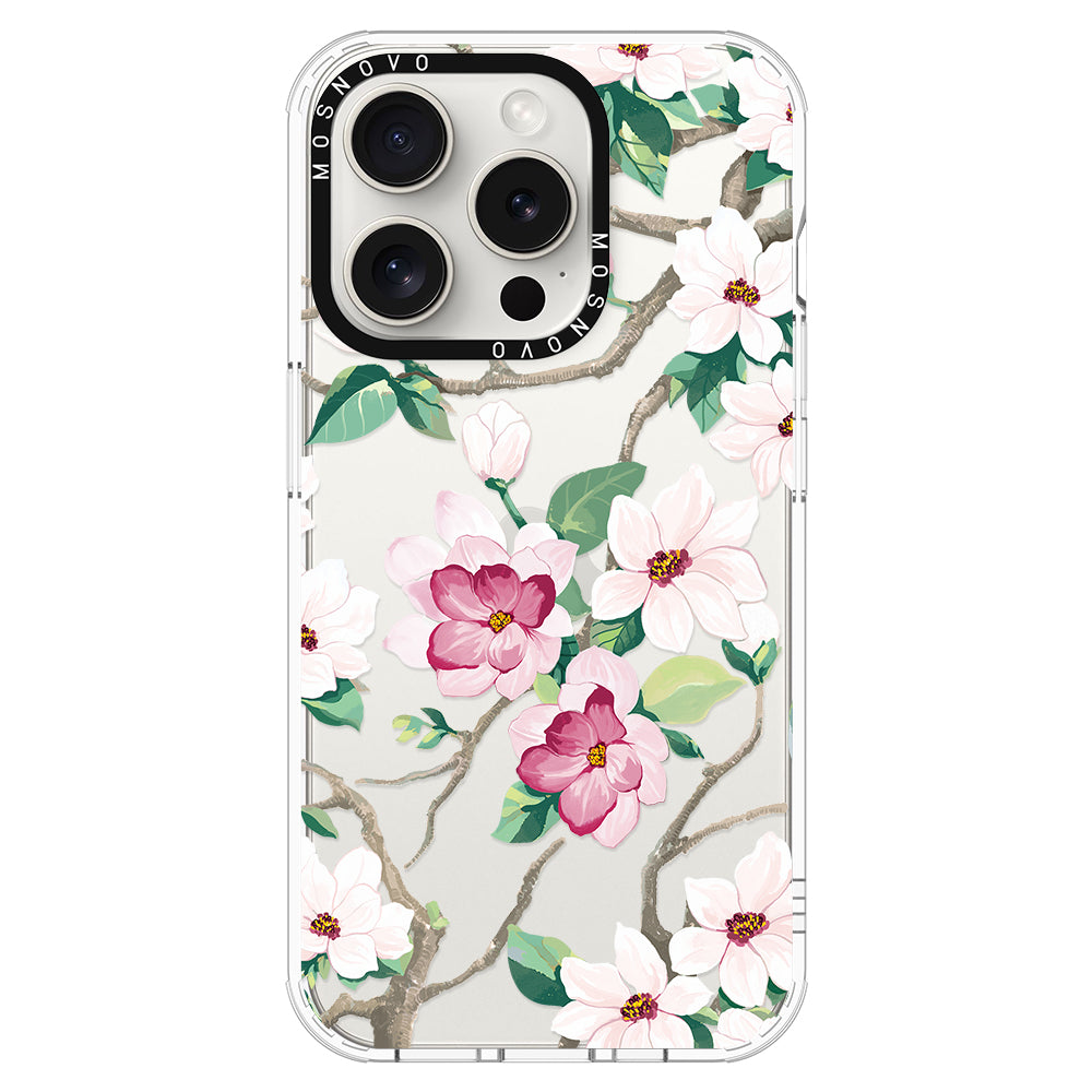 Magnolia Phone Case - iPhone 16 Pro Max Case - MOSNOVO