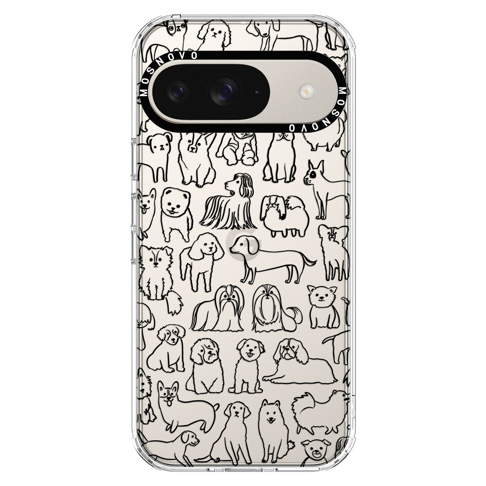 Doodle Dog Phone Case - Google Pixel 9 Case