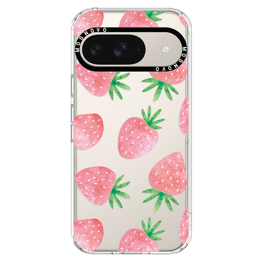 Pastel Strawberry Phone Case - Google Pixel 9 Case