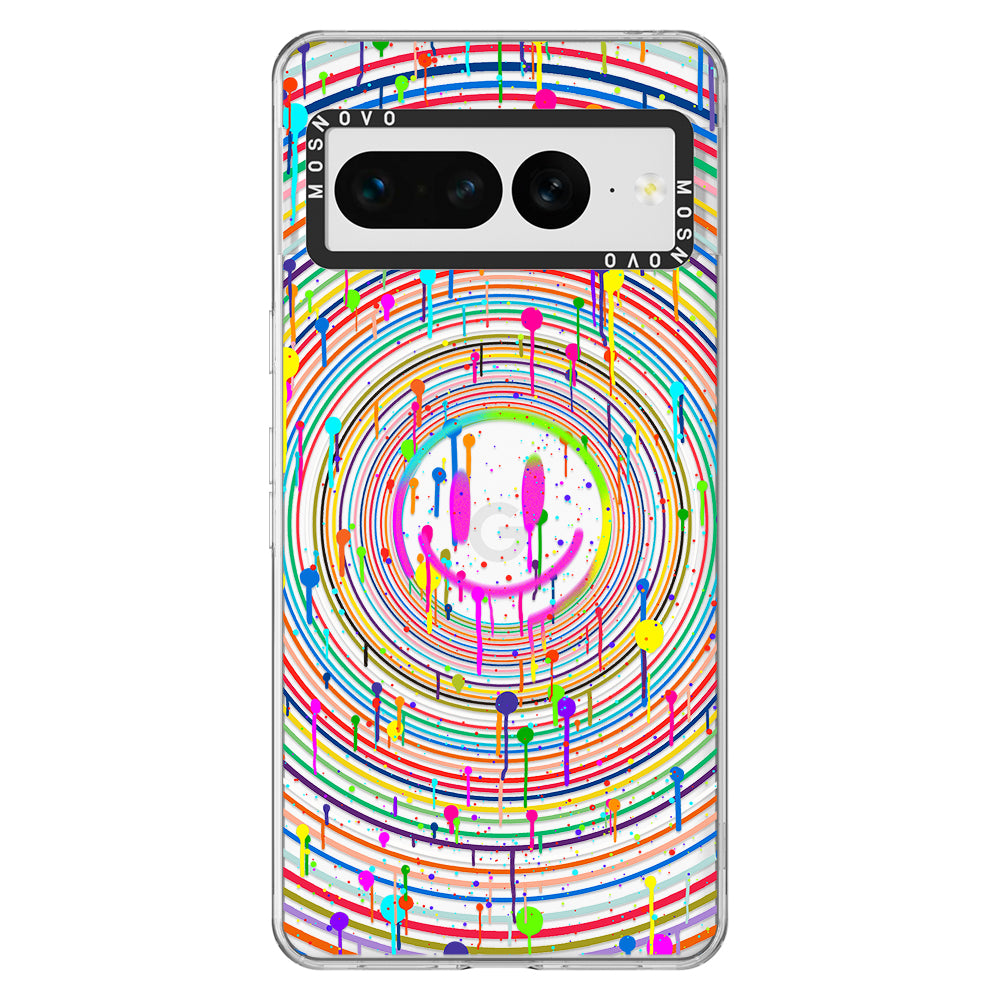 Dripping Smile Art Phone Case - Google Pixel 7 Pro Case