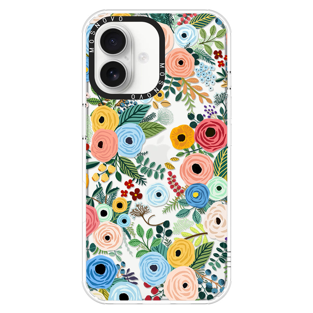 Pastel Perfection Flower Phone Case - iPhone 16 Case - MOSNOVO