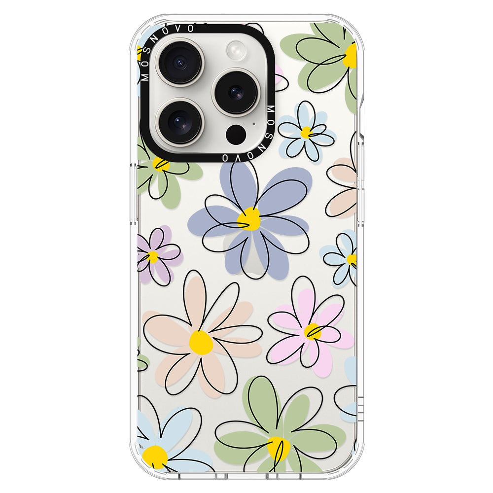 Linear Blooms Phone Case - iPhone 16 Pro Case