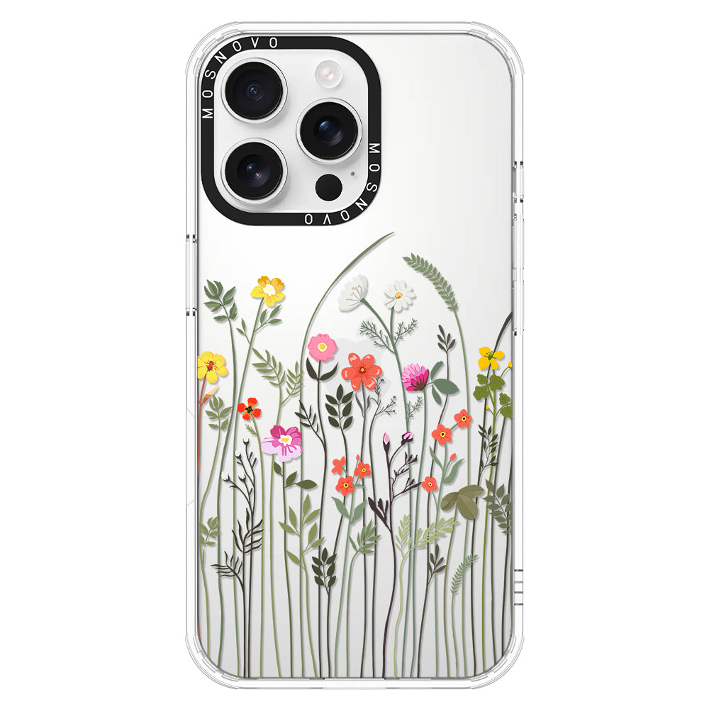 Spring Wildflower Phone Case - iPhone 16 Pro Max Case - MOSNOVO