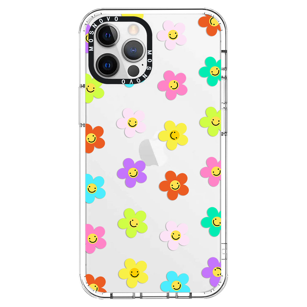 Smile Floral Phone Case - iPhone 12 Pro Max Case