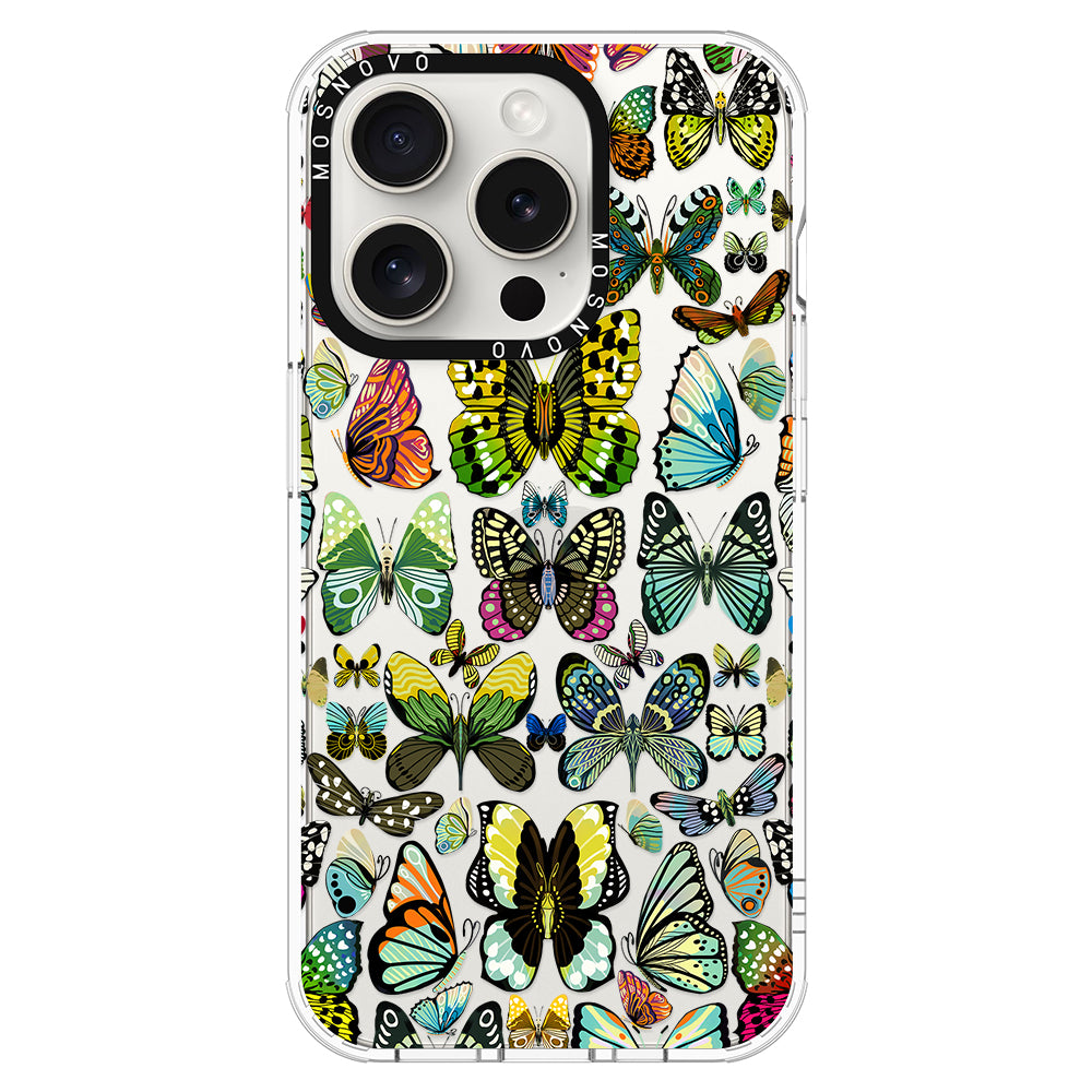 Butterflies Phone Case - iPhone 16 Pro Max Case - MOSNOVO