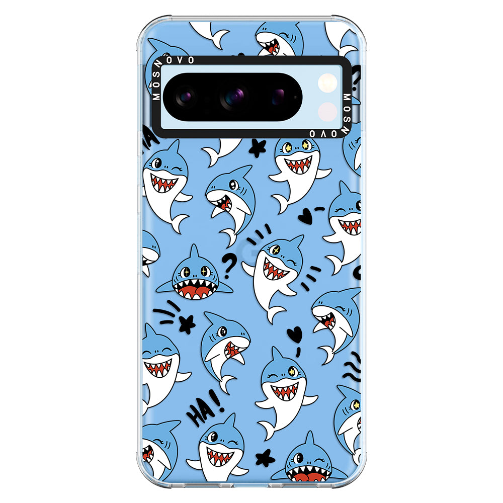 Cute Sharks Phone Case - Google Pixel 8 Pro Case