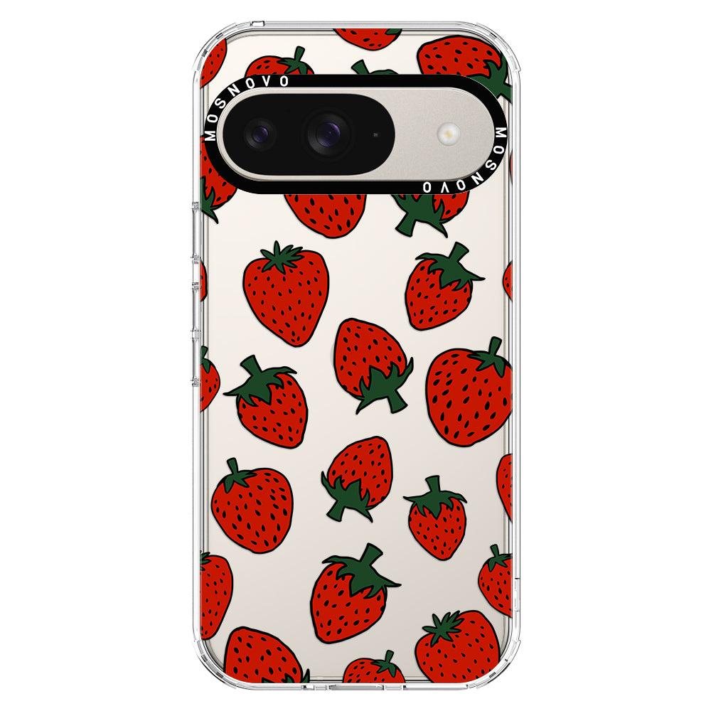 Red Strawberry Phone Case - Google Pixel 9 Case