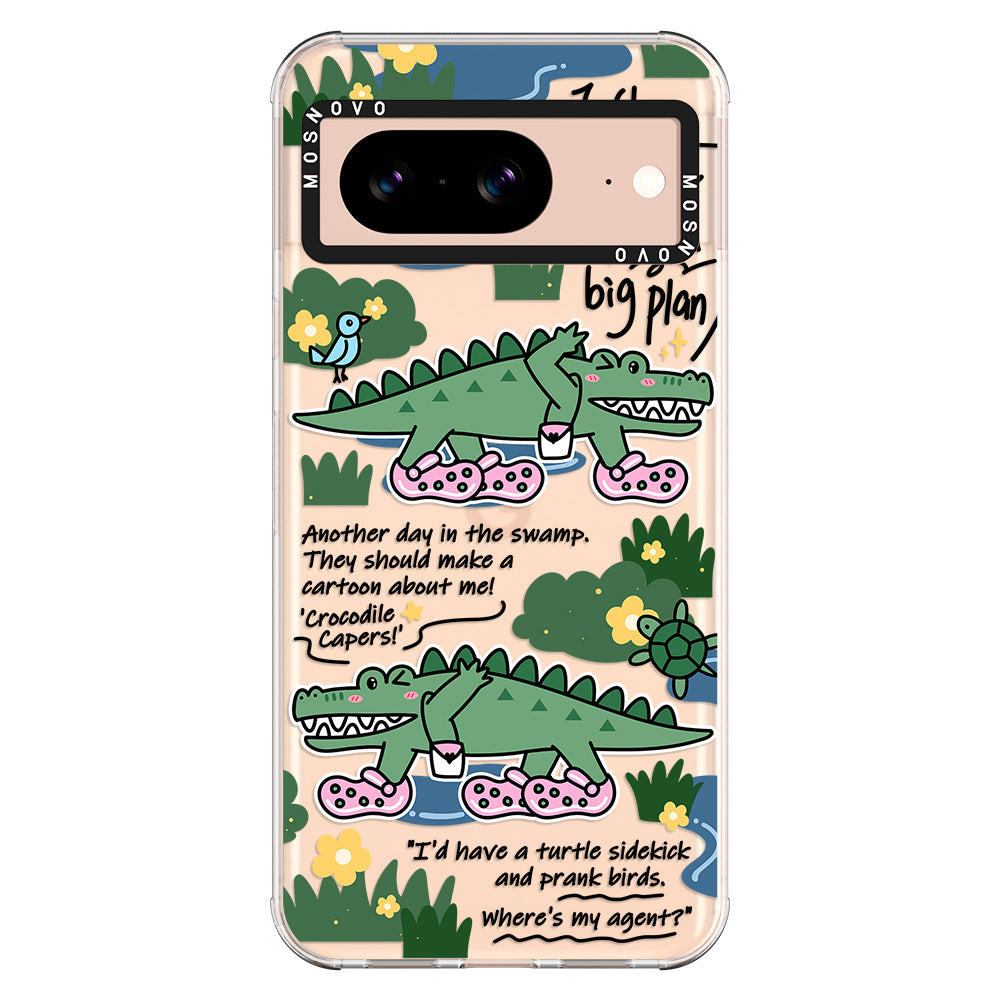 Croc with Big Plan Phone Case - Google Pixel 8 Case