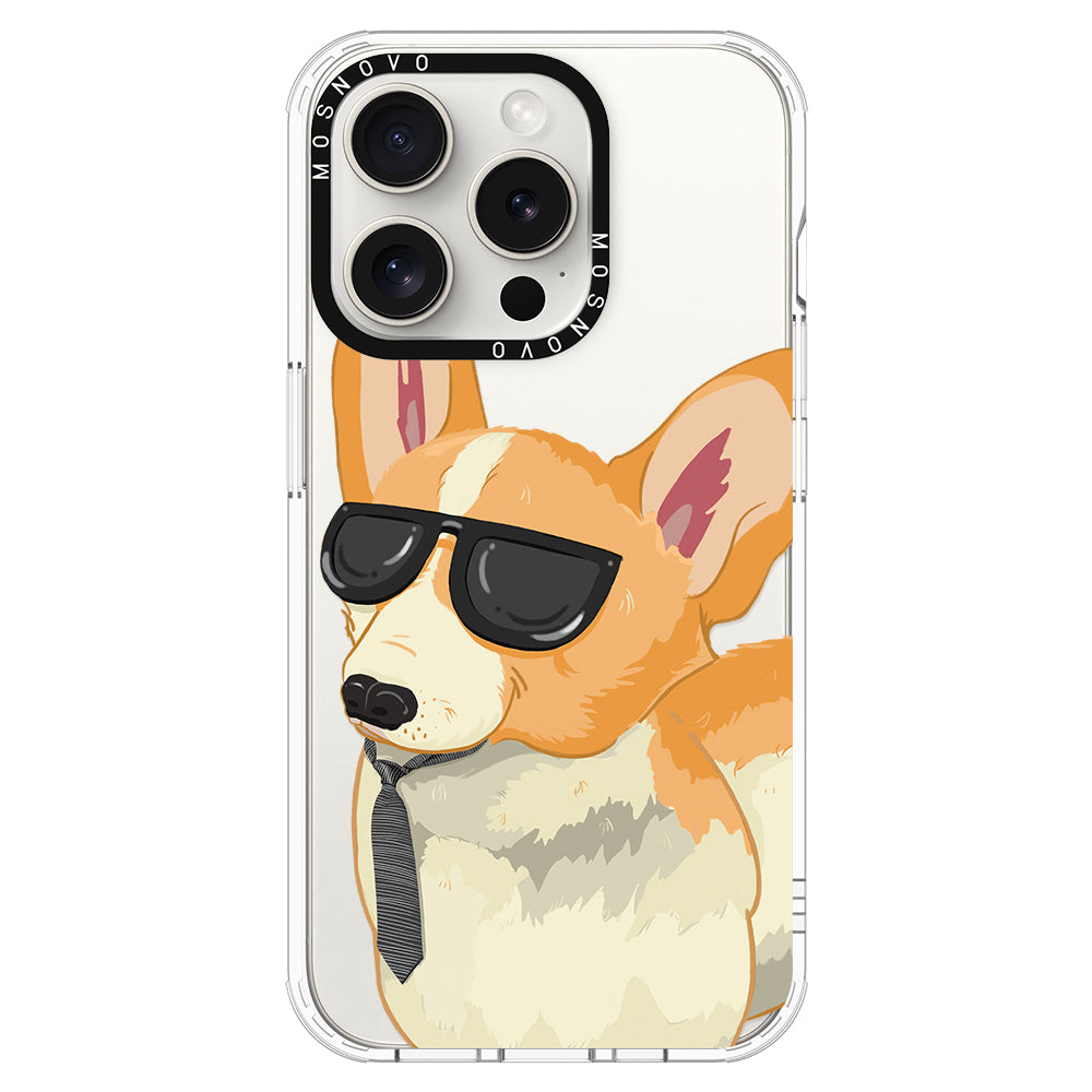 Fluffy Corgi Phone Case - iPhone 16 Pro Max Case - MOSNOVO