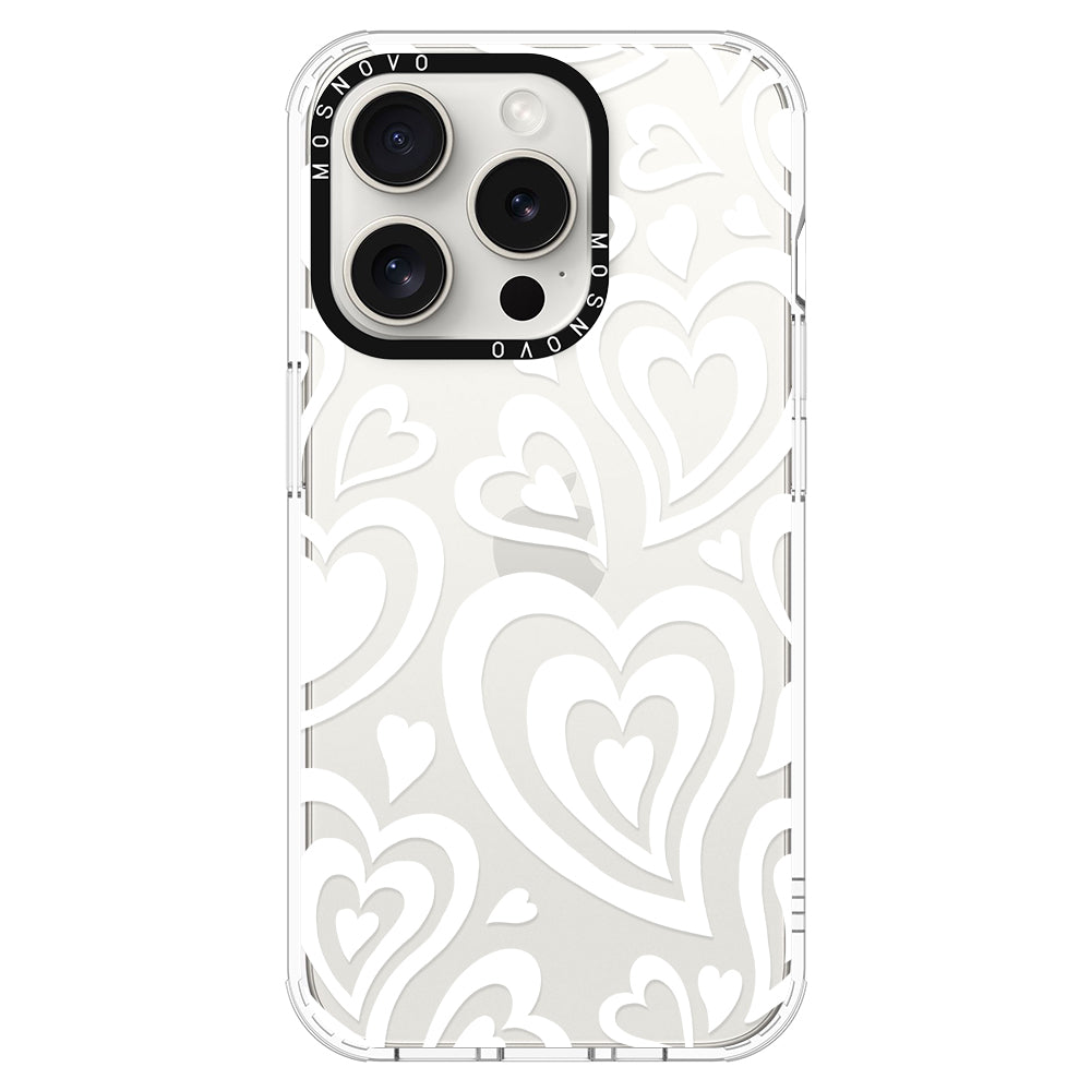 Twist Heart Phone Case - iPhone 16 Pro Max Case - MOSNOVO