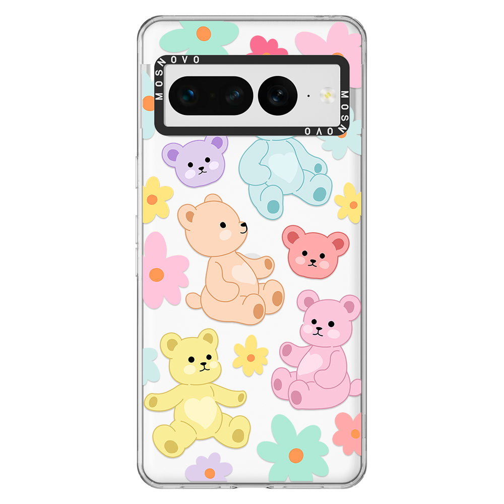 Cute Teddy Bear Phone Case - Google Pixel 7 Pro Case