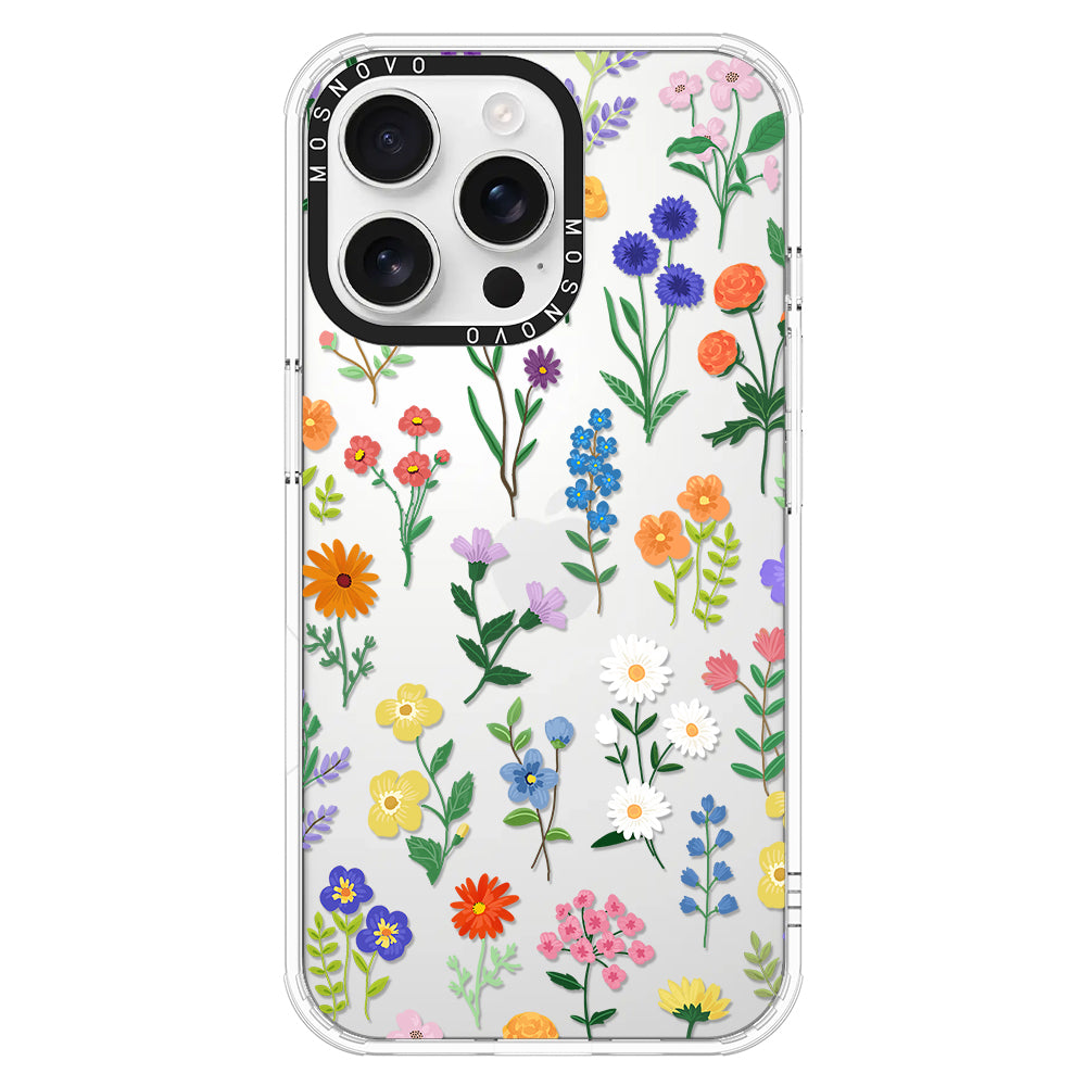 Botanical Floral Phone Case - iPhone 16 Pro Max Case - MOSNOVO