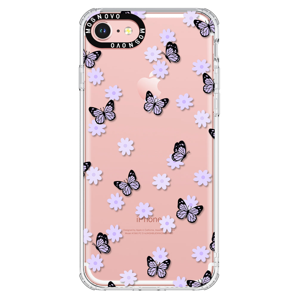 Lilac Butterfly Phone Case - iPhone SE 2022 Case