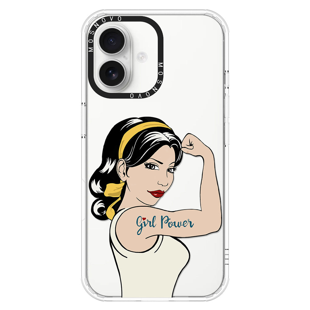 Girl Power Phone Case - iPhone 16 Plus Case - MOSNOVO