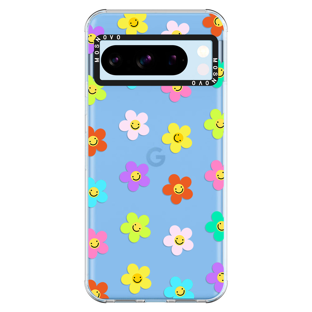 Smile Floral Phone Case - Google Pixel 8 Pro Case