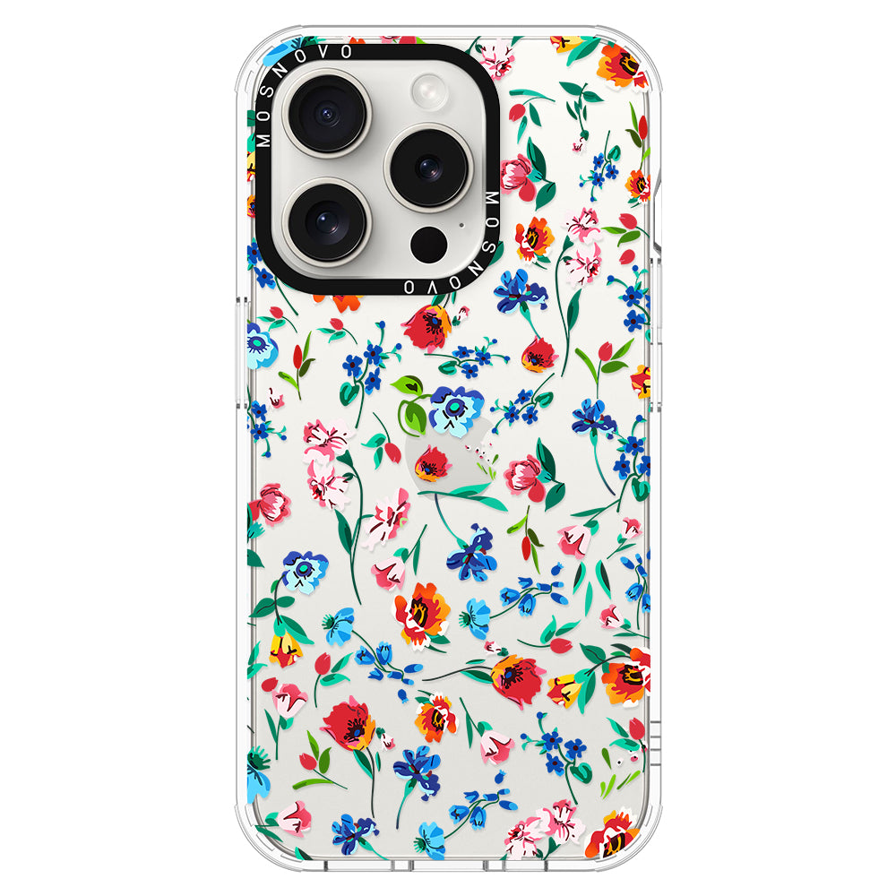 Little Wild Flower Phone Case - iPhone 16 Pro Max Case - MOSNOVO