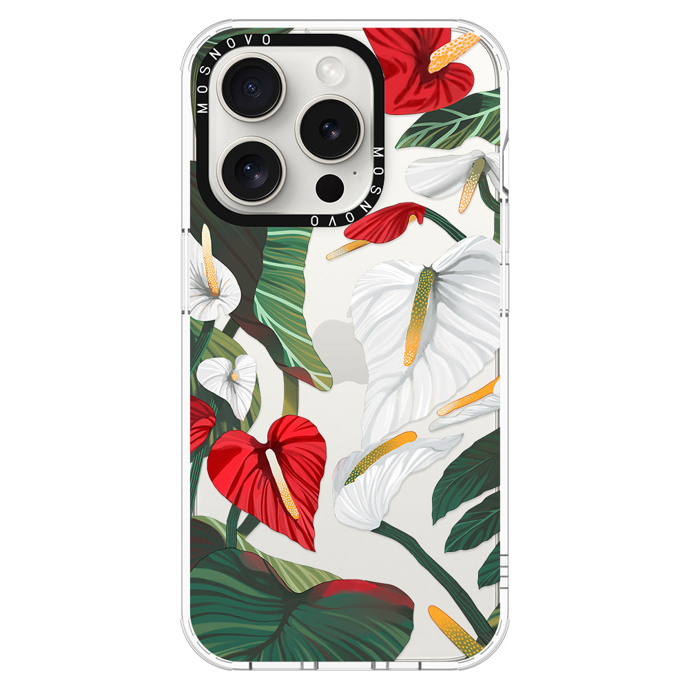 Anthurium Phone Case - iPhone 16 Pro Case - MOSNOVO