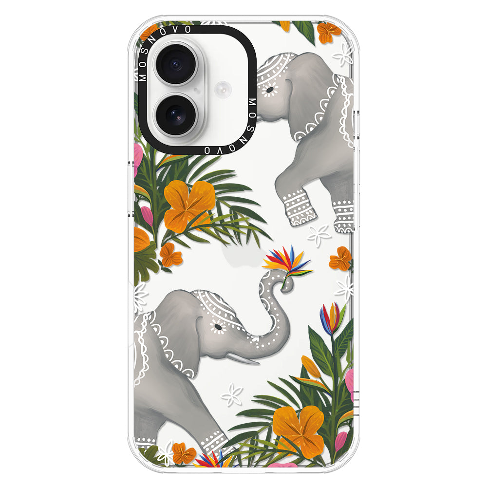 Elephant Phone Case - iPhone 16 Plus Case - MOSNOVO